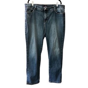 NYDJ straight leg ankle jeans
